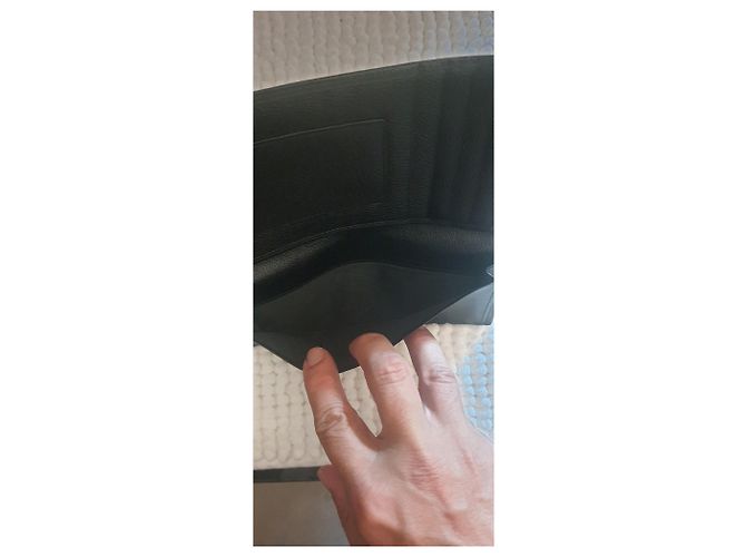 Céline Cartera de cuero Celine Paris Negro - vista 8