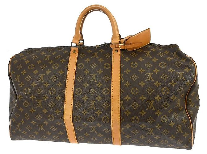 Louis Vuitton Keepall Monogram 55 Marrone - vista 2