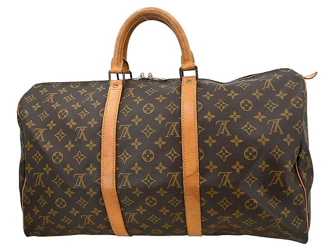 Louis Vuitton Keepall Monogram 50 Marrone - vista 2