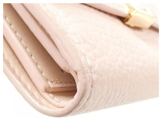 Louis Vuitton Portefeuille Capucines Compact M82361 Wallet Marrone - vista 3