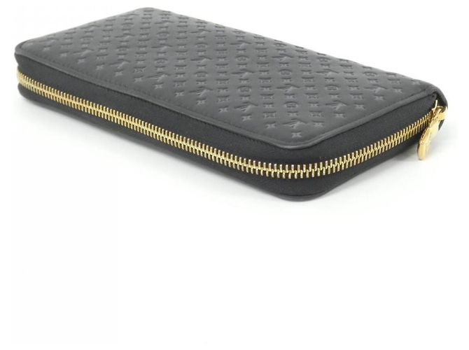 Cartera Zippy Louis Vuitton Nanogram Negro - vista 2