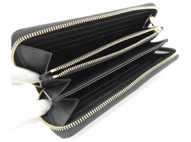 Cartera Zippy Louis Vuitton Nanogram Negro - vista 6