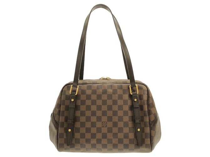 Borsa a tracolla Louis Vuitton Damier Rivington GM Damier ebene - vista 2