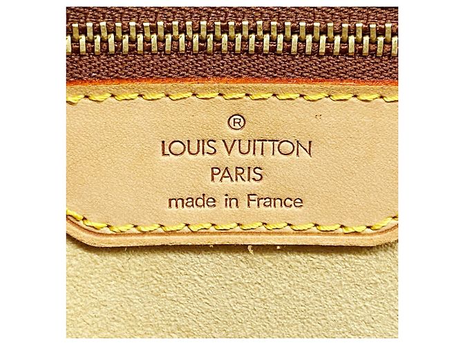 Borsa Tote Louis Vuitton Monogram Luco Marrone - vista 5