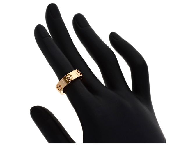 Cartier Love Ring in Pink Gold with Pink Sapphire - view 6