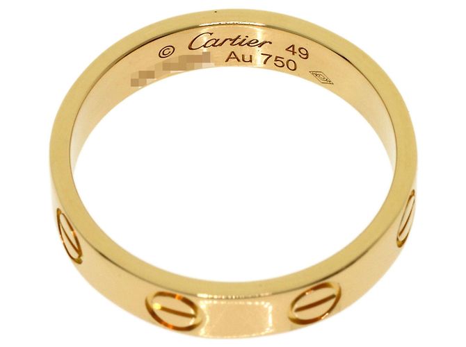 Anello Cartier Mini Love in Oro Giallo 18K - vista 4