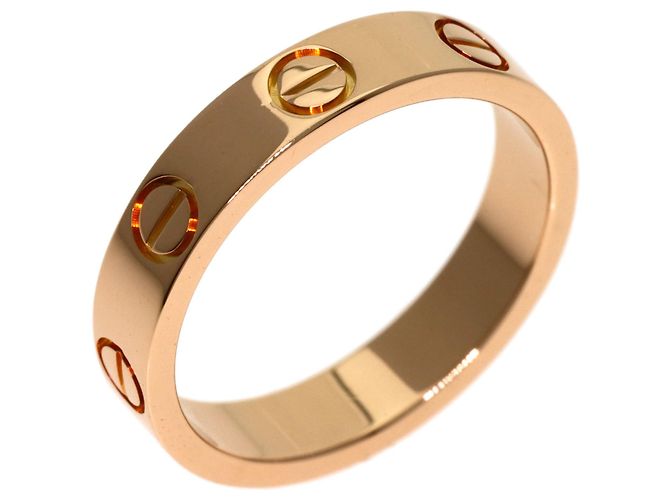 Anello Cartier Mini Love in oro rosa 18K - vista 2
