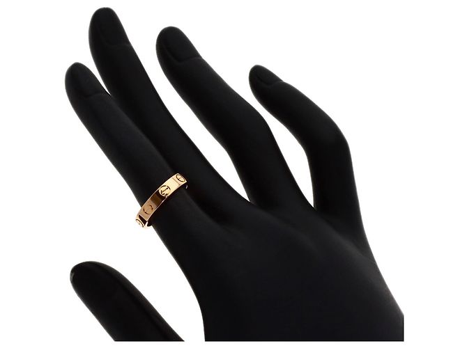 Anello Cartier Mini Love in oro rosa 18K - vista 5