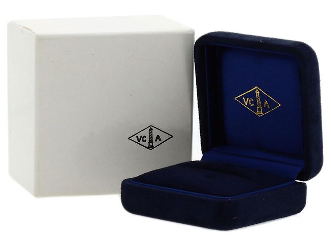 Van Cleef & Arpels Vintage Alhambra Ring Diamanten und Onyx - Ansicht 9