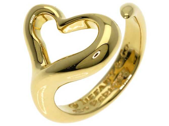 Anello Tiffany & Co. Open Heart in oro giallo 18K - vista 2