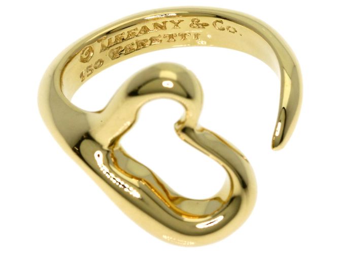 Anello Tiffany & Co. Open Heart in oro giallo 18K - vista 5