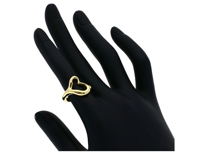 Anello Tiffany & Co. Open Heart in oro giallo 18K - vista 6
