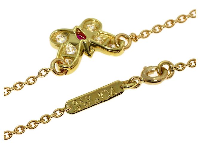 Collar Papillon de Rubíes y Diamantes Van Cleef & Arpels - vista 2