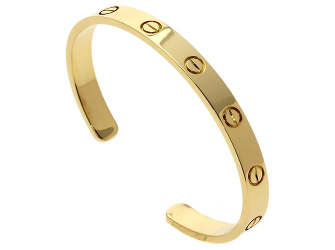 Bracciale Cartier Open Love in oro giallo 18K - vista 2