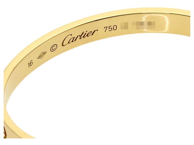 Bracciale Cartier Open Love in oro giallo 18K - vista 4