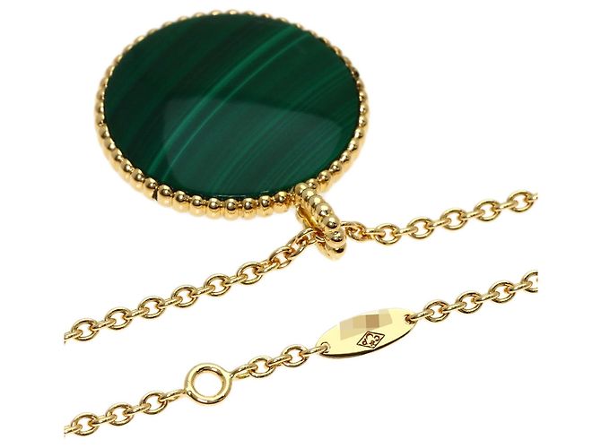Collana Christian Dior Dior Rose des Vents Medium in malachite e diamanti - vista 2