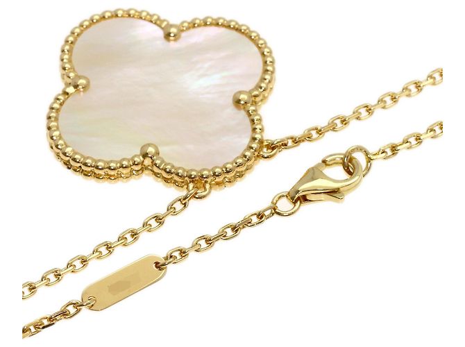 Collar Magic Alhambra de nácar blanco Van Cleef & Arpels - vista 2
