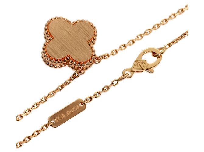 Collana Vintage Alhambra Van Cleef & Arpels in Oro Rosa 18K - vista 2