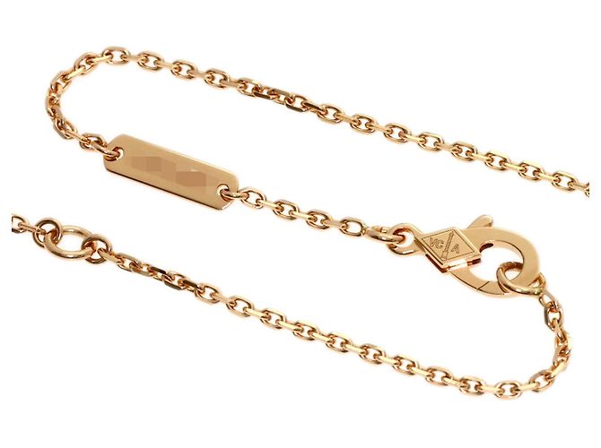 Collana Vintage Alhambra Van Cleef & Arpels in Oro Rosa 18K - vista 3