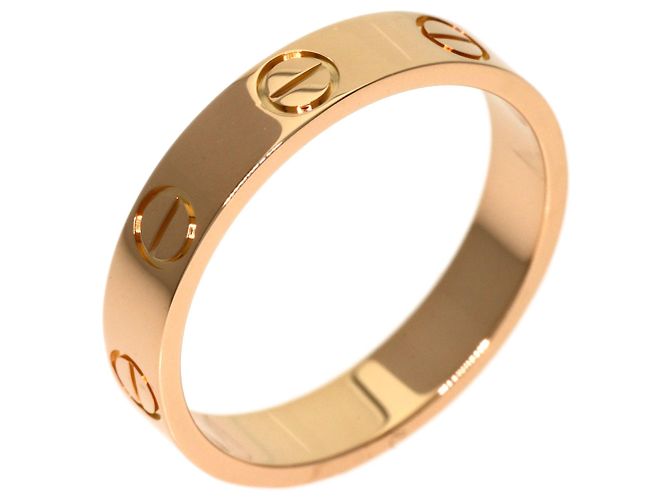 Anello Mini Love Cartier in oro rosa 18K - vista 2
