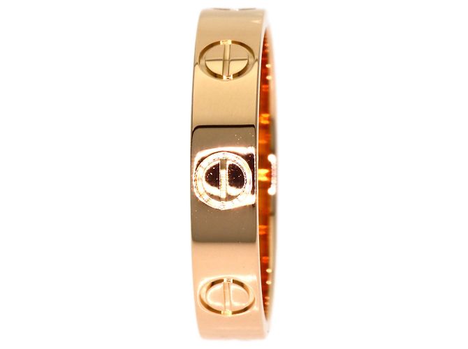 Anello Mini Love Cartier in oro rosa 18K - vista 3