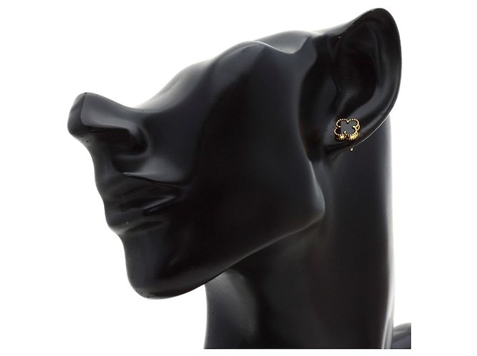 Orecchini Sweet Alhambra Onyx Van Cleef & Arpels - vista 4