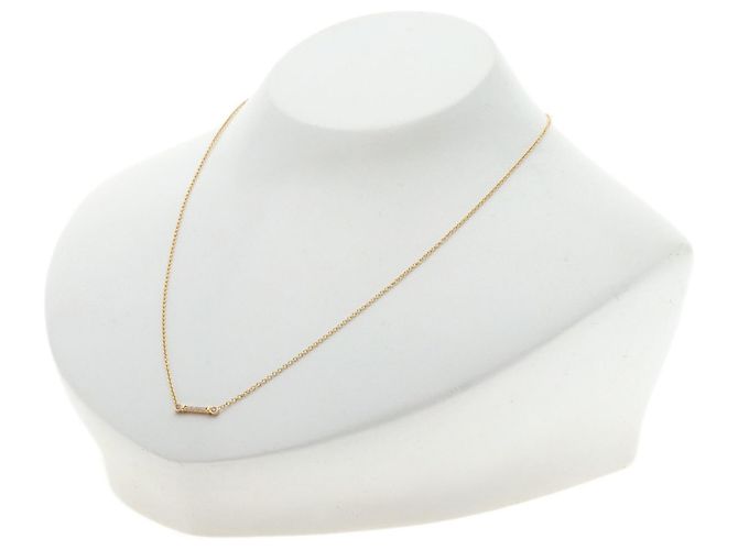 Collana Tiffany & Co. Fleur-de-lis in diamanti e oro rosa 18K - vista 4