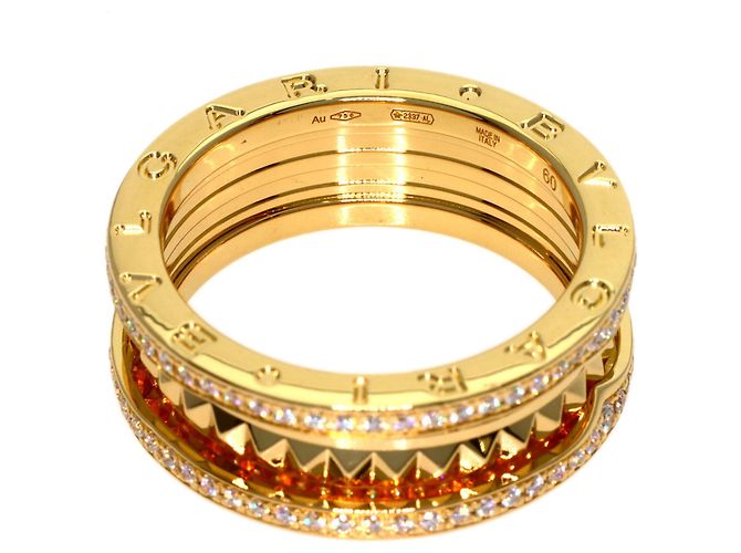 Bulgari Bvlgari B-zero1 Rock Edge Diamond Ring mit 2 Bändern - Ansicht 4