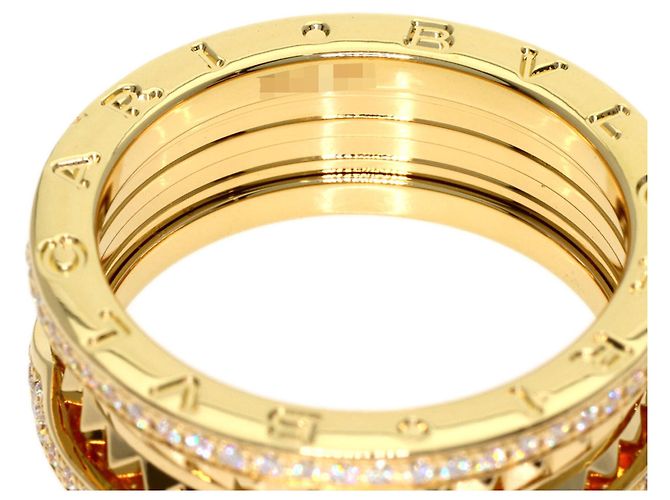 Bulgari Bvlgari B-zero1 Rock Edge Diamond Ring mit 2 Bändern - Ansicht 5