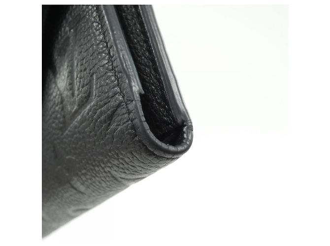 Louis Vuitton Monogram Empreinte Portefeuille Victorine Wallet Nero - vista 3