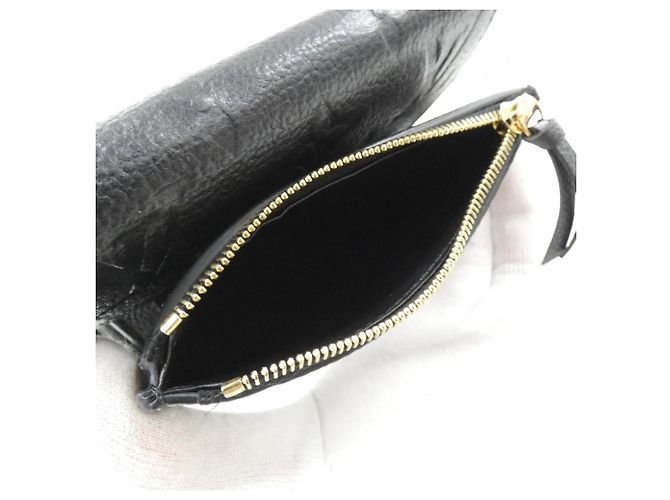 Louis Vuitton Monogram Empreinte Portefeuille Victorine Wallet Nero - vista 6