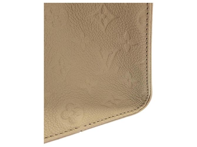 Borsa Louis Vuitton Monogram Empreinte OnTheGo MM Grigio - vista 5