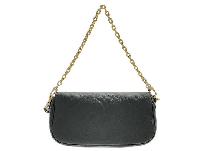 Ivy Borsa a tracolla Louis Vuitton Monogram Empreinte Nero - vista 2