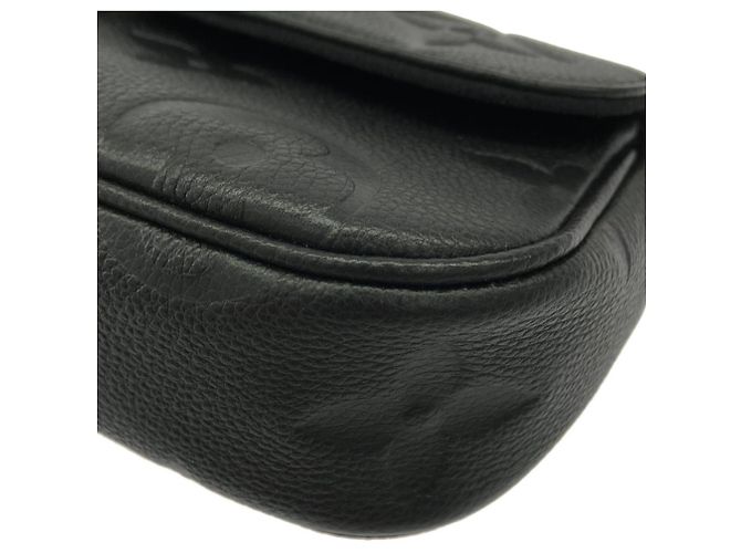 Ivy Borsa a tracolla Louis Vuitton Monogram Empreinte Nero - vista 3