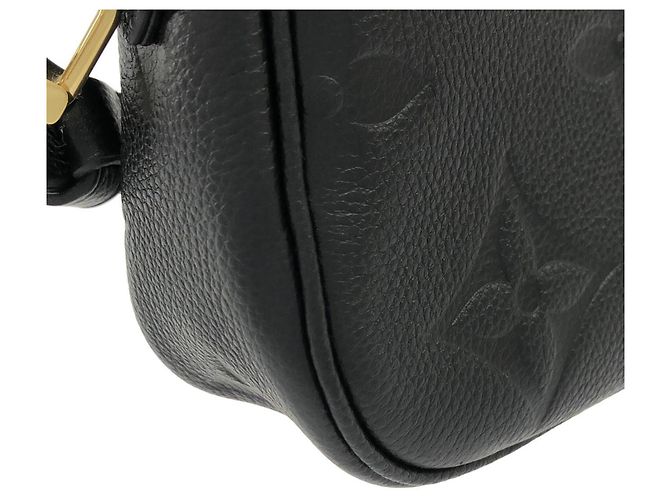 Ivy Borsa a tracolla Louis Vuitton Monogram Empreinte Nero - vista 5