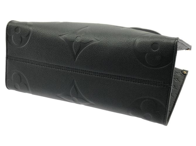 Borsa Louis Vuitton Monogram Empreinte OnTheGo MM Nero - vista 2