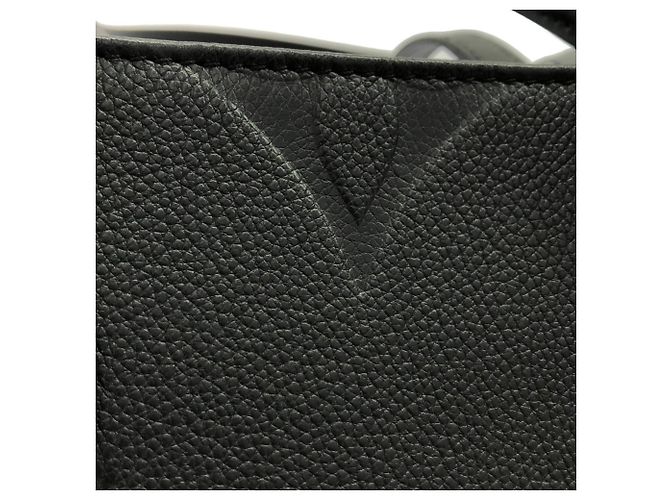 Borsa Louis Vuitton Monogram Empreinte OnTheGo MM Nero - vista 4