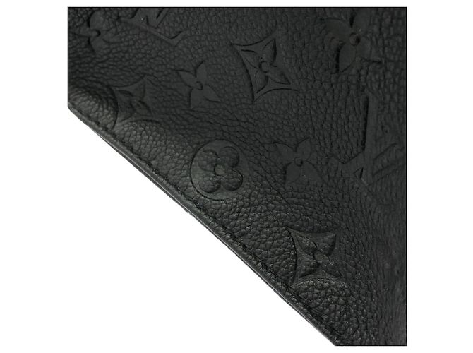 Borsa Louis Vuitton Monogram Empreinte OnTheGo MM Nero - vista 6