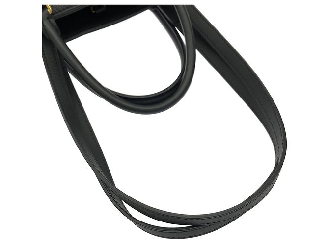 Borsa Louis Vuitton Monogram Empreinte OnTheGo MM Nero - vista 8