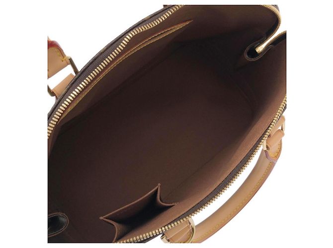 Borsa Louis Vuitton Monogram Alma PM Marrone Monogramma - vista 9