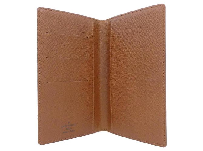 Louis Vuitton Monogram Agenda Poche R20503 Organizer Castaño Monograma - vista 3