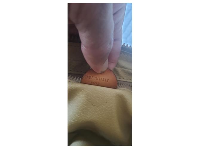 Céline Beauty case Celine Triomphe Canvas Marrone Beige - vista 7