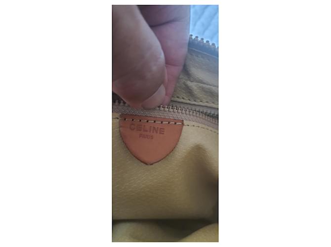 Céline Beauty case Celine Triomphe Canvas Marrone Beige - vista 8
