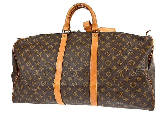 Louis Vuitton Keepall Monogram 55 Marrone - vista 2