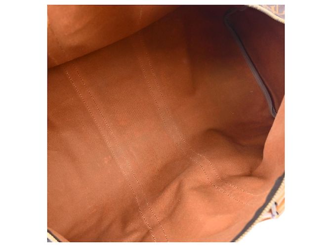 Louis Vuitton Keepall Monogram 55 Marrone - vista 3