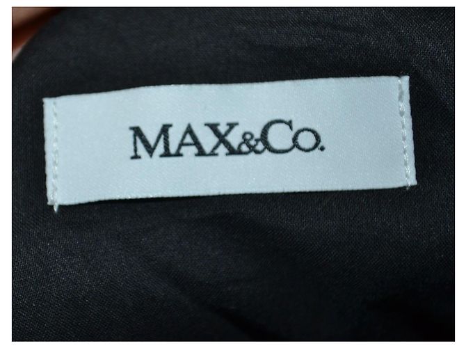 Max & Co Abito corto a maniche a tre quarti con stampa floreale Nero Bianco - vista 5