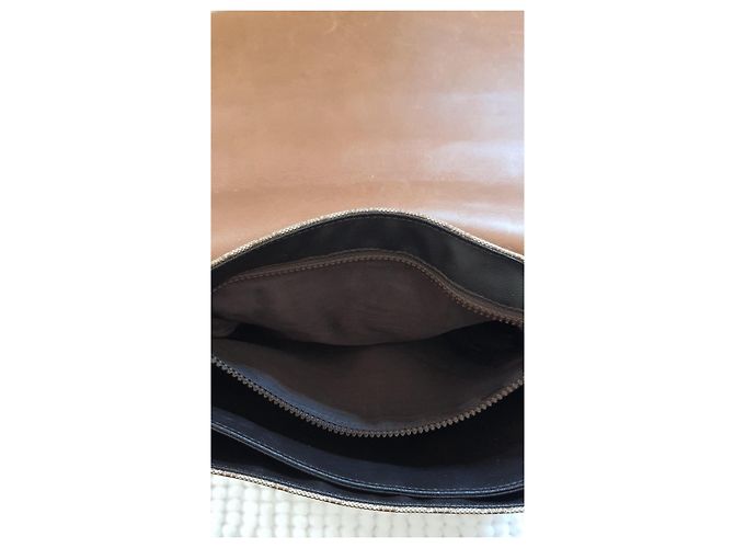 Céline Celine Triomphe Monogram Schultertasche Braun - Ansicht 7