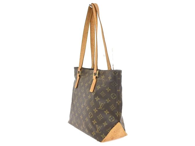 Louis Vuitton Cabas Piano Monogram Canvas medium Marrone - vista 4