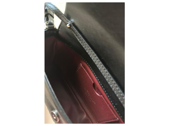 Off White Borsa Off-White Jitney Shoulder 0.7 Quote Nero Bianco - vista 6