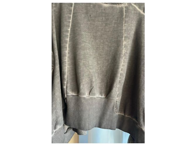 Munthe Plus Simonsen Sudadera corta PLU marrón efecto tie-dye Castaño Marrón oscuro - vista 8